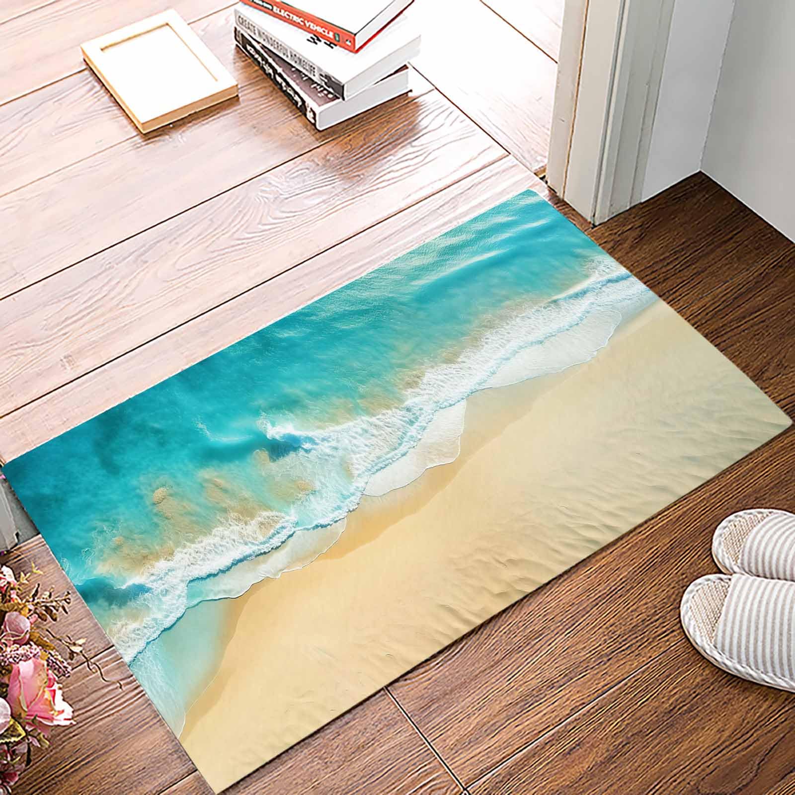 Amazon.com: Summer Beach Indoor Doormat Front Door Mat, Blue Ocean